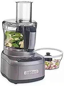 Cuisinart Elemental 8-Cup Food Processor with 3-Cup Bowl in Gunmetal