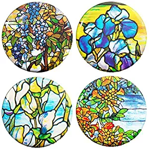 Buttonsmith Louis Comfort Tiffany 1.25" Refrigerator Magnet Set - Made in the USA