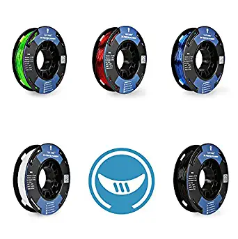 SAINSMART 5 Colors - Small-Spool TPU Flexible 3D Printing Filament 1.75mm 250g/0.55lb (Multicolored)