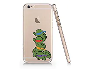 Ninja Turtle Slim Transparent Iphone 6 6s Case, Clear Iphone Hard Cover Case For Apple Iphone 6 6s Emerishop (VAE131.6sl)