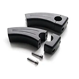 Krator 3.5" Black Bike Handlebar Pullback Risers 7/8" For Kawasaki Ninja Samurai Avenger 250 250R