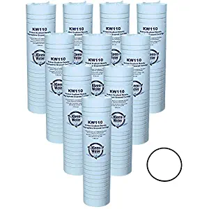 KleenWater KW110 Muti-Pack Filters Compatible with Aqua-Pure AP110, 10-Pack, KleenWater O-Ring Compatible with AP101T Filter