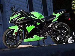 Green with Black Complete Fairing Bodywork Painted ABS Plastic Injection Molding Kit for 2013-2016 13-16 Kawasaki Ninja 300 EX300R EX 300R EX-300R EX300A EX300B SE 2014 2015