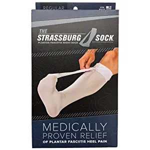 Strassburg Sock White Regular Size (fits Calf Size up to 16in Around)