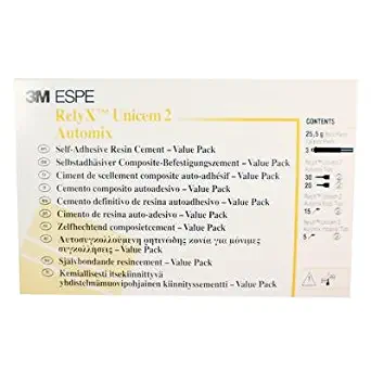 3M ESPE 56849 RelyX Unicem 2 Auto Mix Self-Adhesive Resin Cement, Value Pack, A2 Universal