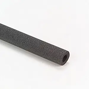 M-D Building Products 50144 M-D Weather Stripping Tube Insulation, 1 in Pipe, 3 Ft L X 3/8 in T, Polyethylene Foam, Black, pack of 4