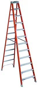 Louisville Ladder FS1512 300-Pound Duty Rating Fiberglass Step Ladder, 12-Feet, Red (Renewed)