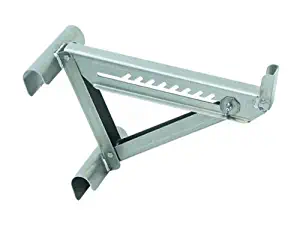 Qualcraft 2420 Two-Rung Short Body Ladder Jack, Silver