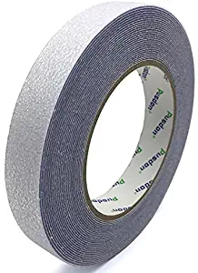 Pusdon Clear Anti Slip Tape, Safety-Walk Tub and Shower Treads 3/4-Inch x 30Ft, Non Skid Bath and Shower Tape for Indoor Wooden Steps Stairs Use