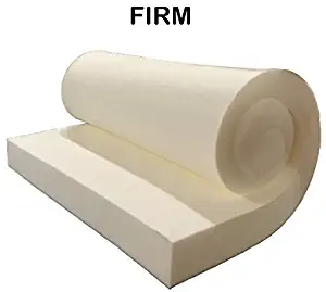 GoTo Foam 6" Height x 24" Width x 72" Length 44ILD (Firm) Upholstery Cushion Made in USA