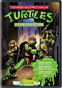 4 Film Favorites: Teenage Mutant Ninja Turtles (Teenage Mutant Ninja Turtles, Teenage Mutant Ninja Turtles 2, Teenage Mutant Ninja Turtles 3, TMNT)