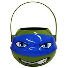 TMNT- Leonardo Ninja Turtle - Figural Plastic Bucket - Children Candy & Popcorn Bucket