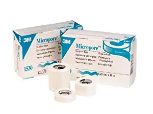 Tape MICROPORE 2 6/BX 10BX/CS 3M MICROPORE Surgical Tapes