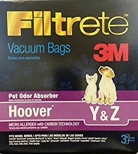 3M Hoover Pet Odor Absorber Vacuum Bags *Special 6 boxes = 18 BAGS*