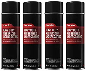 Bondo 3M 737 18 oz HD Aerosol Rubberized Undercoating Spray - Quantity 4 cans