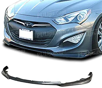 PULips(HYGE13KSFAD) KS Style Front Bumper Lip For Hyundai Genesis Coupe 2013-2016