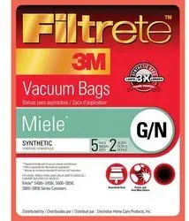 Filtrete 68705 Miele G/N Vacuum Bags and Filters (5 bags / 2 filters)-- (Package Of 6)