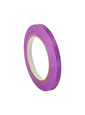 3M 501+ Purple 0.5" x 60yd High Temperature Masking Tape, 0.5" x 60 yd. Roll, Purple