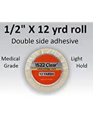 3m Clear 1522 Tape 1/2" X 12 yard = Double side adhesive