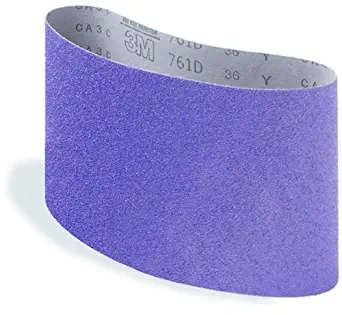 3M Regalite Coated Aluminum Oxide Sanding Belt - 36 Grit - 9 7/8 in Width x 29 1/2 in Length - 09239 [PRICE is per BELT]