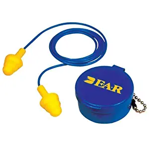 3M E-A-R 340-4002 Ultra-Fit Earplugs Corded with case - Package Qty: 50 pairs