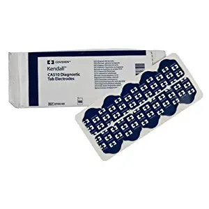 Part# EF00149 Covidien Resting ECG Diagnostic Tab Electrodes (CA510) (10 Packs of 100/ea) 1000 electrodes