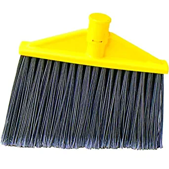 Rubbermaid Commercial Angle Broom, Replacement Head for Brooms: FG635100 and FG635500 (FG639700GRAY)