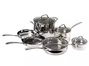 Cuisinart 84-10W 10 Pc. PROFILE Stainless Cookware Set