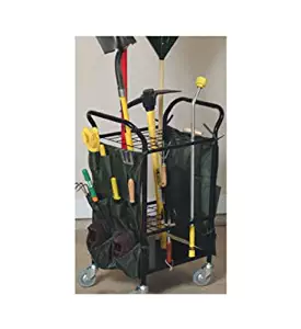 JJ International Garden Tool Caddy with Casters