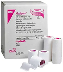 3M Medipore Cloth Surgical Tape 4in x 10 Yd Roll 2964 by 3M