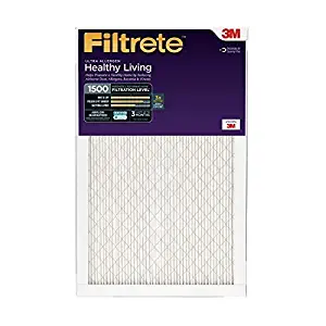 Filtrete MPR 1500 10x20x1 AC Furnace Air Filter, Healthy Living Ultra Allergen, 6-Pack