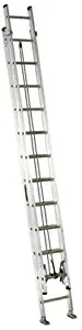 Louisville Ladder AE2224 Aluminum Extension Ladder 300-Pound Capacity, 24-Feet