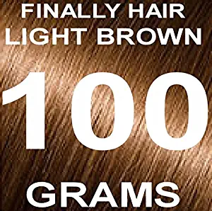 Finally Hair Building Fiber Refill 100 Grams Light Brown Hair Loss Concealer by Finally Hair (Light Brown)