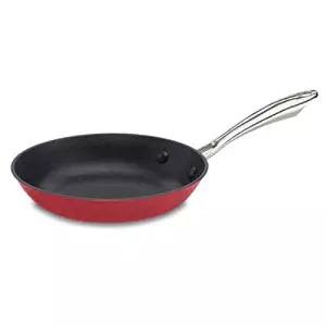 Cuisinart CIL22-26RN CastLite Non-Stick Cast Iron Fry Pan, 10" Red