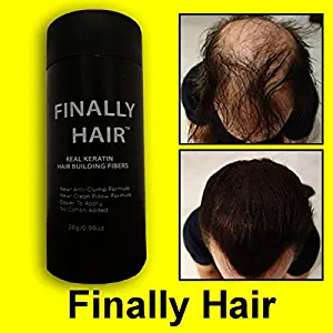 Finally Hair Keratin Hair Building Fibers for Hair Thickening Fiber Hair Loss Concealer. (Sandy Blonde)