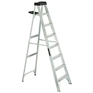Louisville Ladder AS3008 Aluminum 8-Foot Ladder 300-Pound Duty Rating