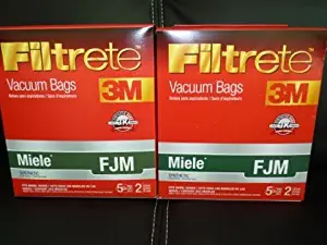 Filtrete FJM Synthetic Bags and Filters, 10 Bags and 4 Filters Per Pack