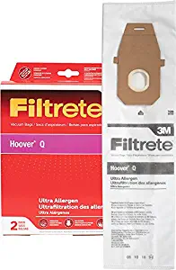 3M Filtrete Hoover Q Synthetic Vacuum Bag, Red