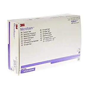 3M Microfoam Elastic Foam Surgical Tape 2" X 5.5 Yard Roll Hypoallergenic No Latex - Box of 6
