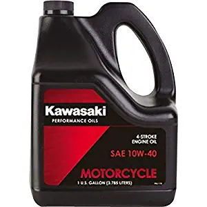 Kawasaki 4-Stroke Motorcycle Engine Oil 10W40 1 Gallon K61021-302