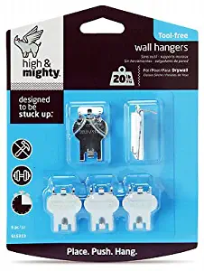 Hillman Fasteners 515313 5-Pc. Picture Hanging Kit, Holds 20-Lbs. - 2 Packs
