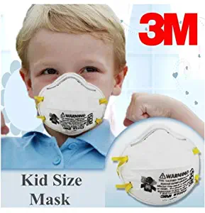 20 pcs/box 3M 8110S N95 Kids Children Dust Mask Anti-particles Anti-PM2.5 respirator particles Folding Nonwoven Valved Dust Mask PM Mouth Mask With Valve Gauze Haza