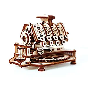 Wooden.City V8 Engine Mechanical Model Kit 14 x 10 x 10.7 cm.