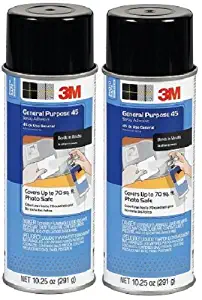 3M General Purpose 45 Spray Adhesive, 10-1/4-Ounce 2 Pack