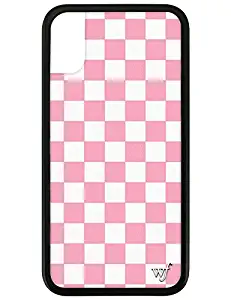 Wildflower Limited Edition Cases for iPhone X and XS (Pink Checkered)
