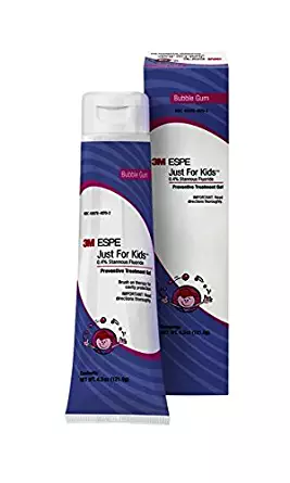 3M ESPE 12107B Just for Kids 0.4% Stannous Fluoride Brush On Gel Refill, Bubble Gum Flavor