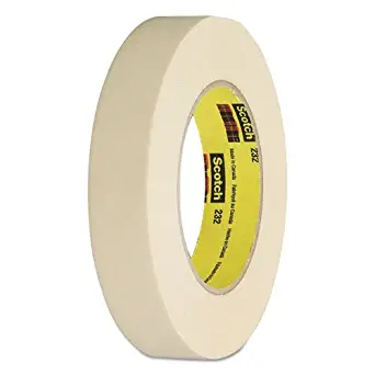 Scotch MMM2321-232-1-1 High Performance Masking Tape, 60 yd Length, 1" Width