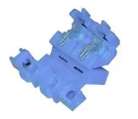 3M Scotchlok 972 Self-Stripping In-Line Blade Type Fuseholder 18-14 Gauge (Blue) - 10 Pack