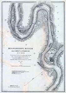 Civil War Map Reprint: Mississippi River from Cairo Ill. to St. Marys Mo. in VI sheets. Reconnaissance for the use of the Mississippi Squadron under command of Acting Rear Admiral S. P. Lee, U.S.N. By the party of F. H. Gerdes, Assistant, assigned by A. D. Bache, Supdt. Un