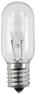 Bulb for GE 40W 130V Microwave Light Bulb Replacement WB36X10003, T8, 416255 Clear